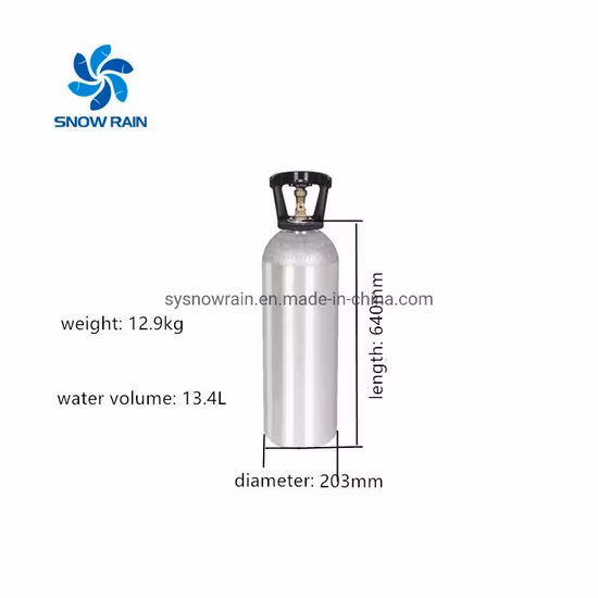 Manufacturer Direct Sale Promotion Popular High Pressure Seamless Aluminum CO2 Gas Cylinder