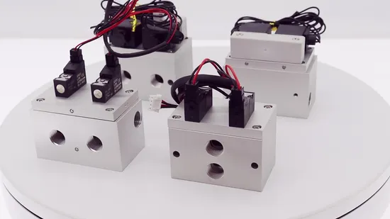 4 웨이 2 위치 산소 발생기 솔레노이드 밸브 G 1/4 